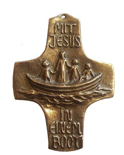 Kreuz Erste Kommunion "Mit Jesus in einem Boot"