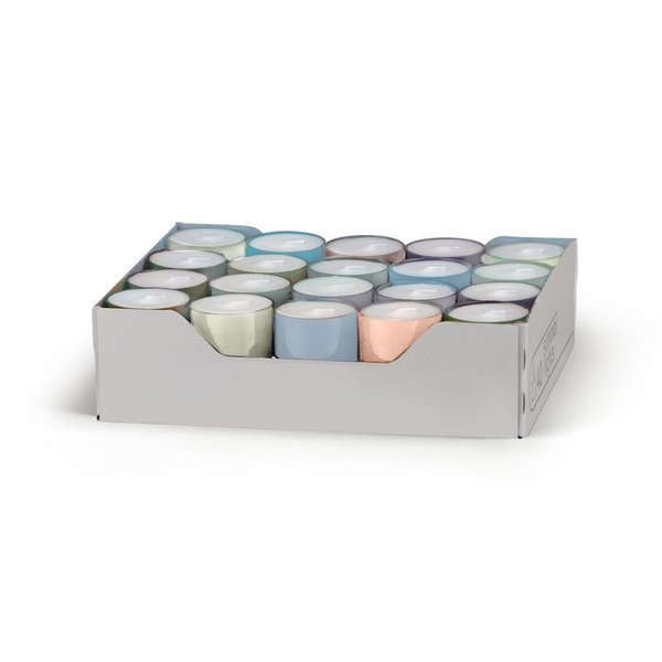 Teelichte Colorlights Pastell Pack à 40 Stück